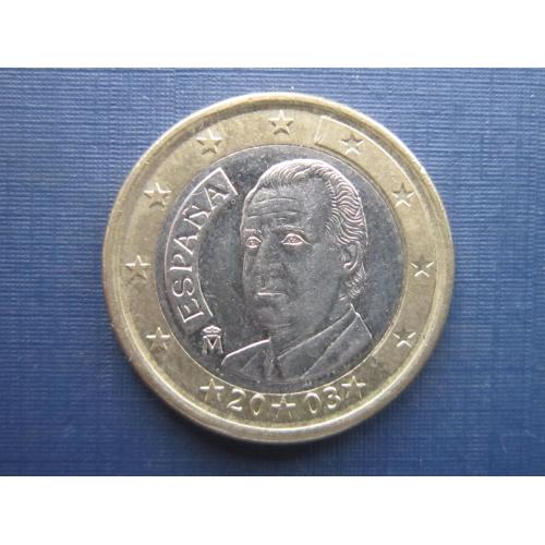 Монета 1 евро Испания 2003