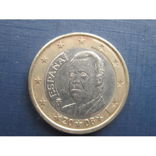 Монета 1 евро Испания 2008