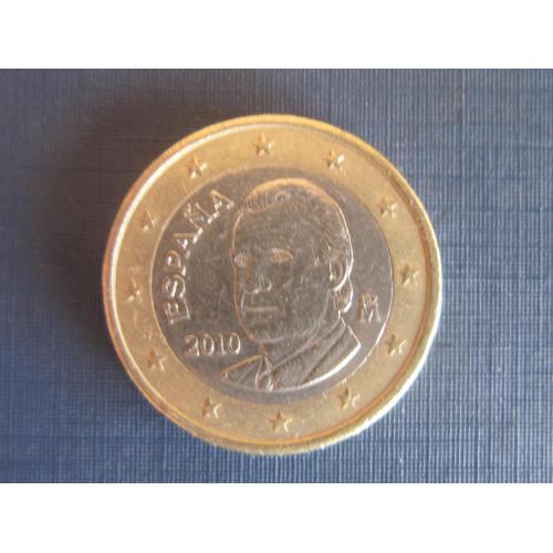 Монета 1 евро Испания 2010