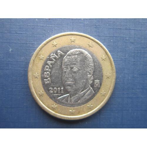 Монета 1 евро Испания 2011