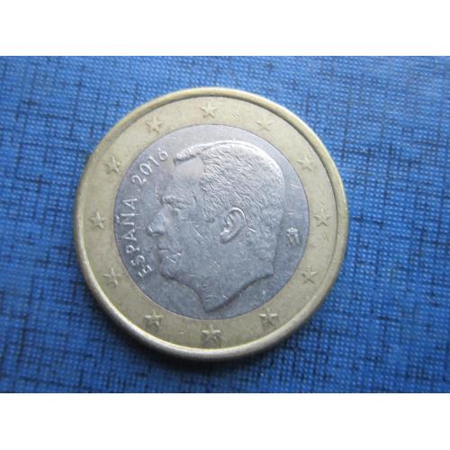 Монета 1 евро Испания 2016
