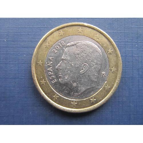 Монета 1 евро Испания 2018