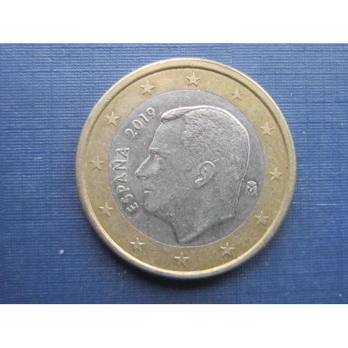 Монета 1 евро Испания 2019