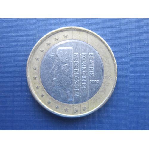 Монета 1 евро Нидерланды 2000