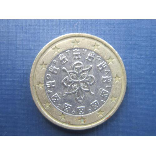 Монета 1 евро Португалия 2002