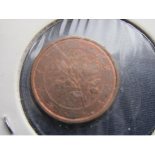 Монета 1 евроцент Германия 2012 А