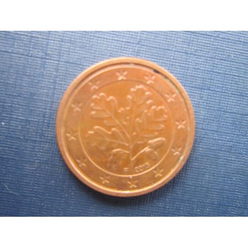 Монета 1 евроцент Германия 2015 F