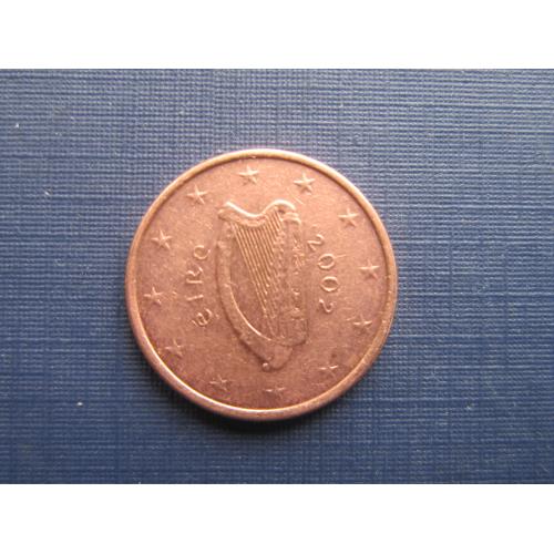 Монета 1 евроцент Ирландия 2002