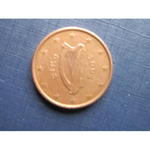 Монета 1 евроцент Ирландия 2004