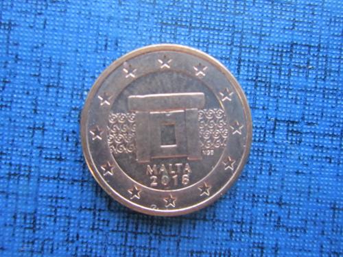 монета 1 евроцент Мальта 2018