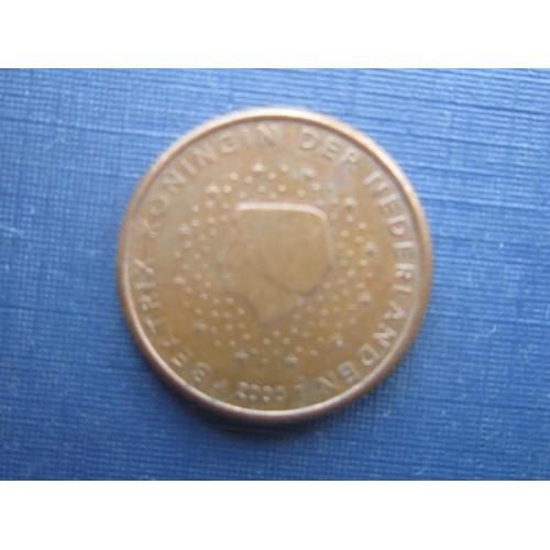 Монета 1 евроцент Нидерланды 2000