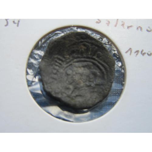 Монета 1 фолларо Сицилия Роджер II 1140-1154 редкая