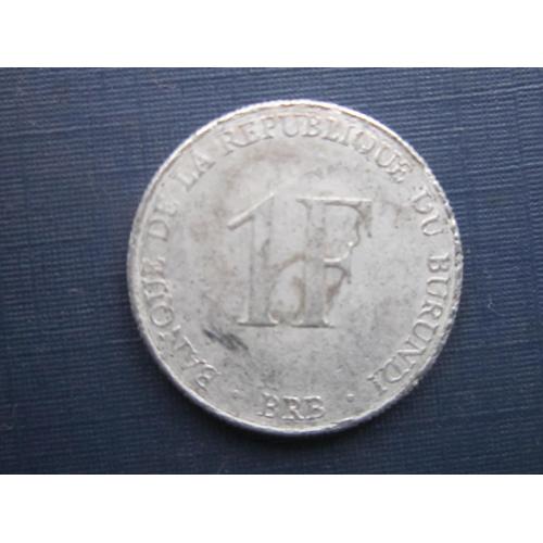 Монета 1 франк Бурунди 1980