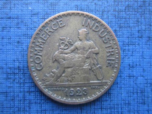 Монета 1 франк Франция 1923