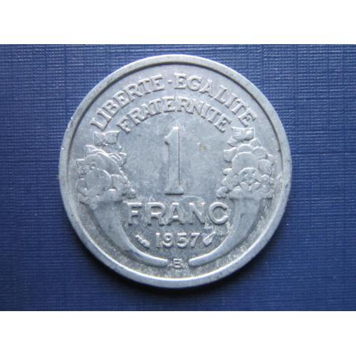 Монета 1 франк Франция 1957 В