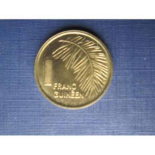 Монета 1 франк Гвинея 1985 нечасто