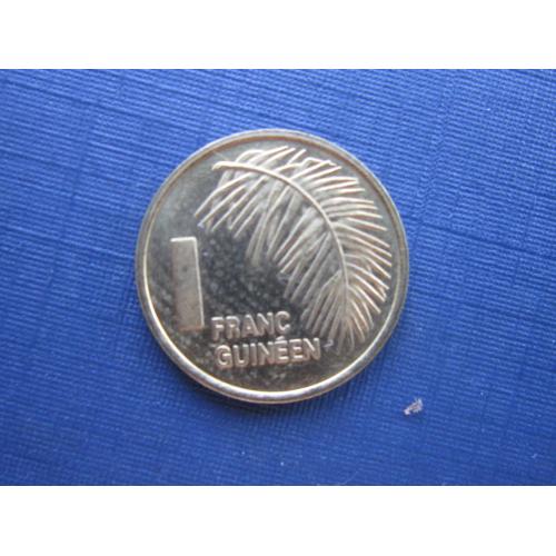 Монета 1 франк Гвинея 1985 состояние
