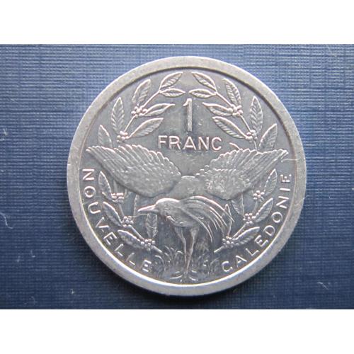 Монета 1 франк Новая Каледония Французская 2014 фауна птица