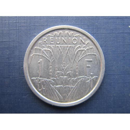Монета 1 франк Реюньон Французский 1948 состояние редкая