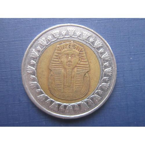 Монета 1 фунт Египет 2010 фараон