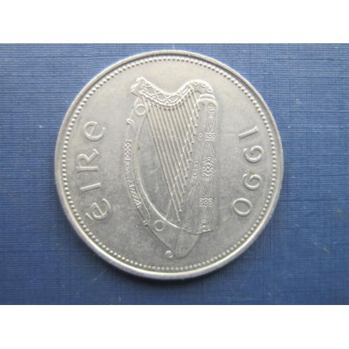 Монета 1 фунт Ирландия 1990 фауна олень