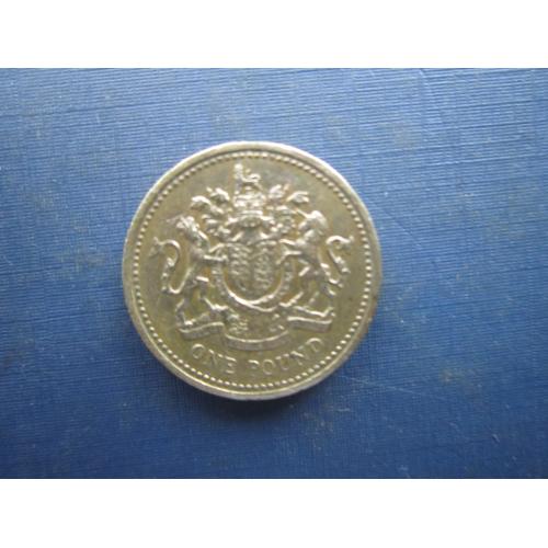 Монета 1 фунт Великобританія 1993 герб Айронсайдів