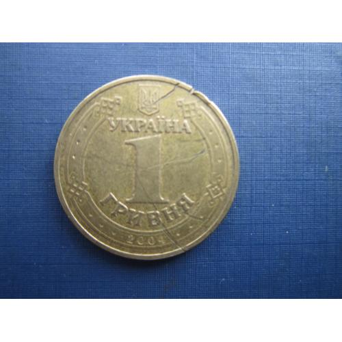 Монета 1 гривна Украина 2004 как есть