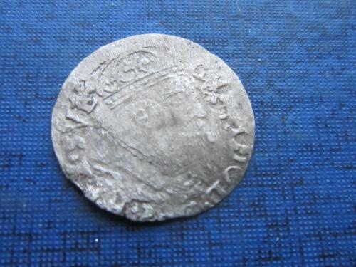 Монета 1 грош Польша 1630 Густав II Адольф портретный серебро нечастая