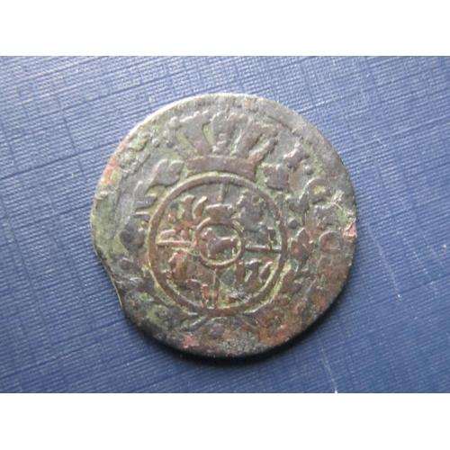 Монета 1 грош Польша 1768 Станислав Август