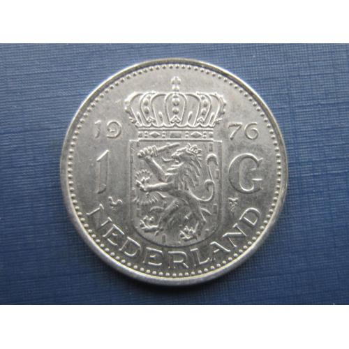 Монета 1 гульден Нидерланды 1976
