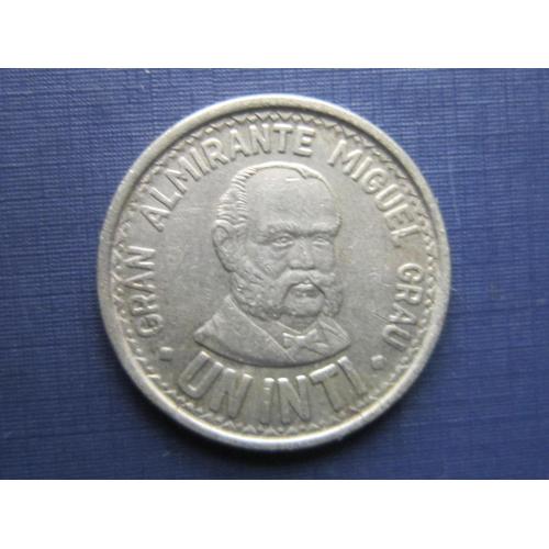Монета 1 инти Перу 1987