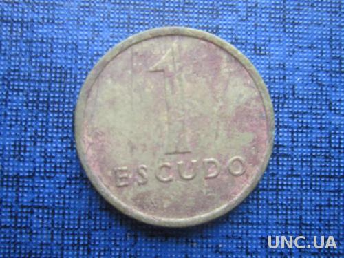 Монета 1 ишкуду Португалия 1984
