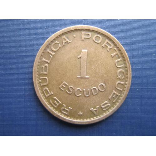 Монета 1 искудо Ангола Португальская 1963