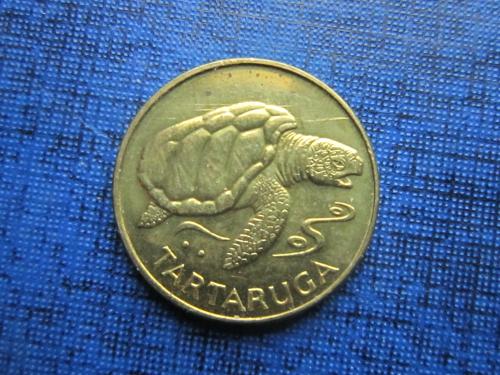 Монета 1 искудо Кабо Верде 1994 фауна черепаха