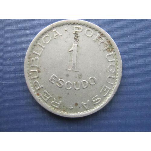Монета 1 искудо Колония Мозамбик Португальский 1951