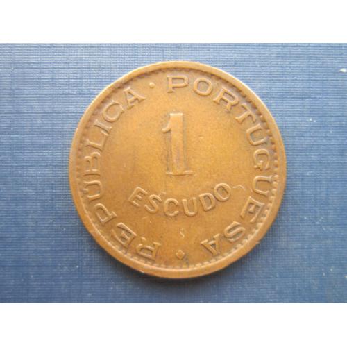 Монета 1 искудо Мозамбик Португальский 1962