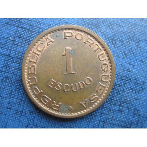 Монета 1 искудо Мозамбик Португальский 1968