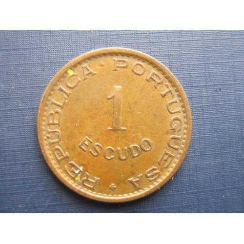 Монета 1 искудо Мозамбик Португальский 1973