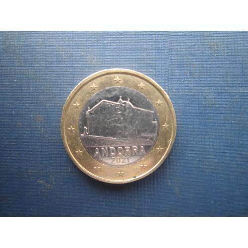 Монета 1 євро Андорра 2021