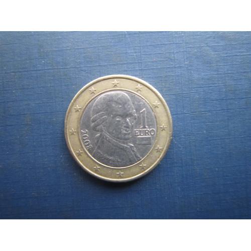 Монета 1 євро Австрія 2008