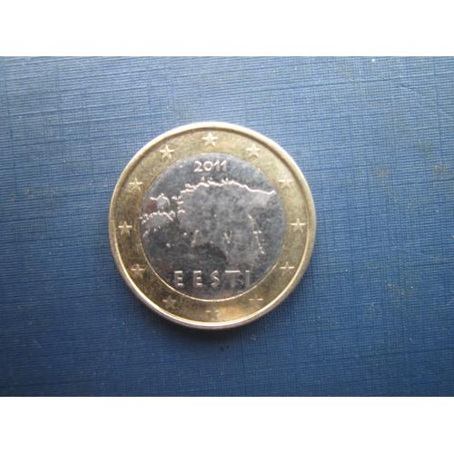 Монета 1 євро Естонія 2011