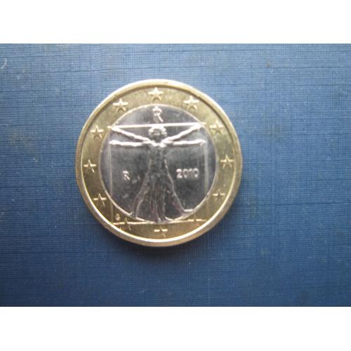 Монета 1 євро Італія 2010