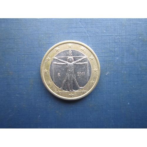 Монета 1 євро Італія 2011