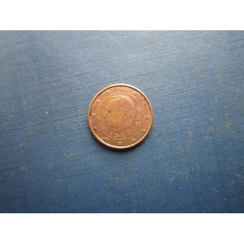 Монета 1 євроцент Бельгія 2010