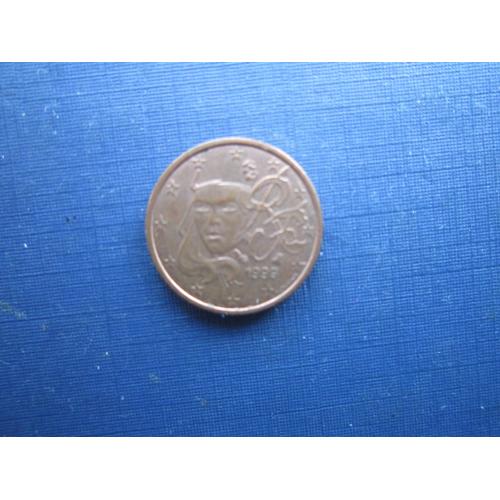 Монета 1 євроцент Франція 1999