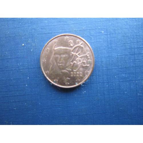 Монета 1 євроцент Франція 2022