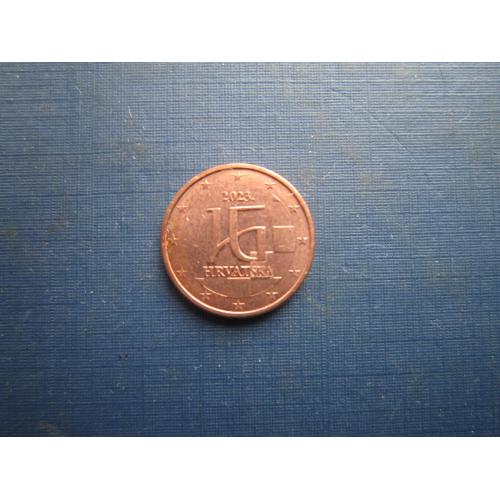 Монета 1 євроцент Хорватія 2023