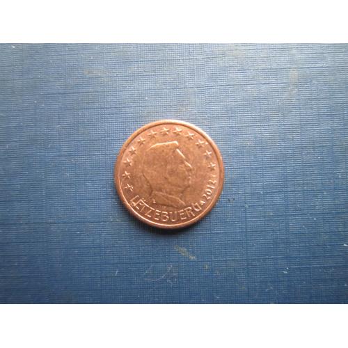 Монета 1 євроцент Люксембург 2012