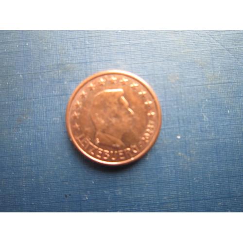 Монета 1 євроцент Люксембург 2023