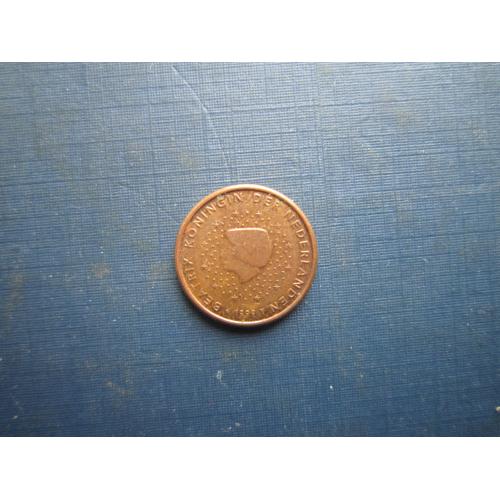 Монета 1 євроцент Нідерланди 1999